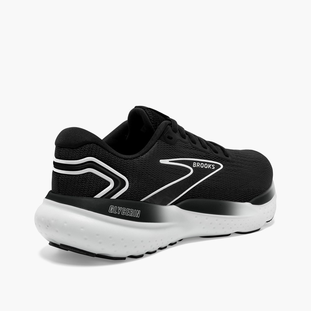 Chaussures Running Route Brooks Glycerin 21 Noir Grise Blanche Femme | JDY-6885990